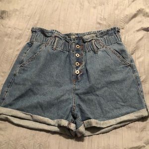 blue jean shorts from S.O.N.G.